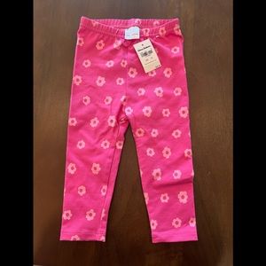 Hanna Andersson girls leggings, new with tags, 12-18mo